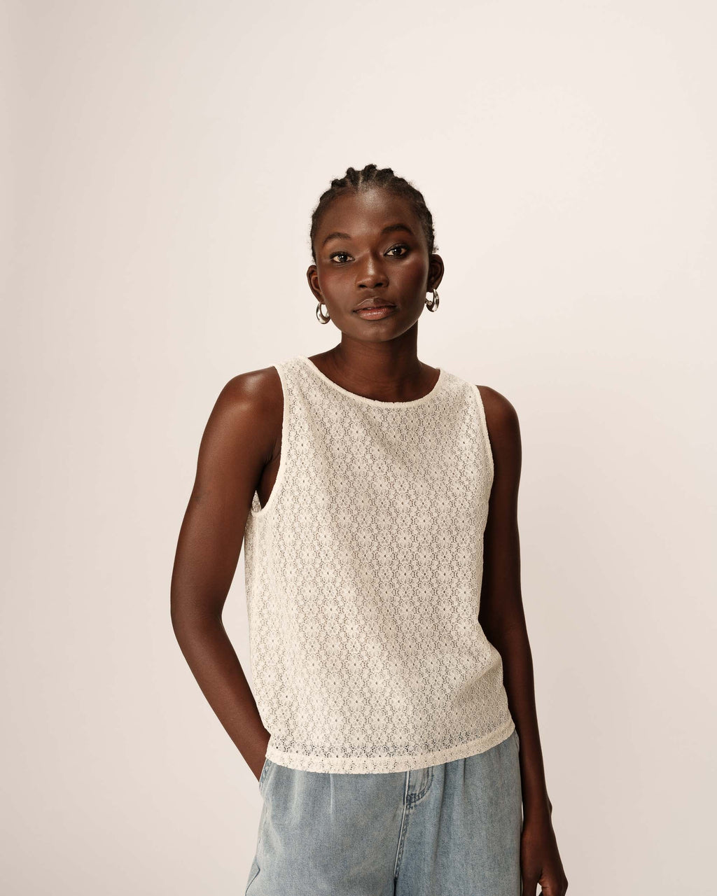 Passionnee Top - Ecru