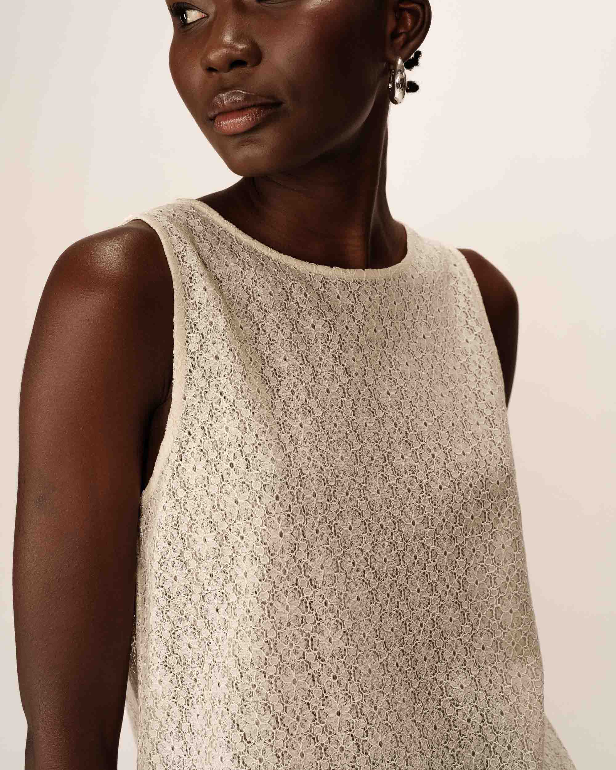 Passionnee Top - Ecru