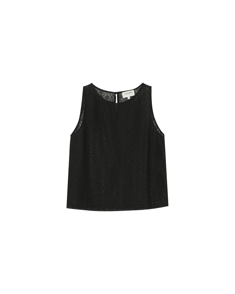 Top Passionnee - Negro