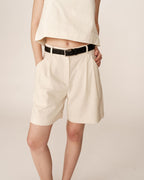 Pastel Shorts - Ecru