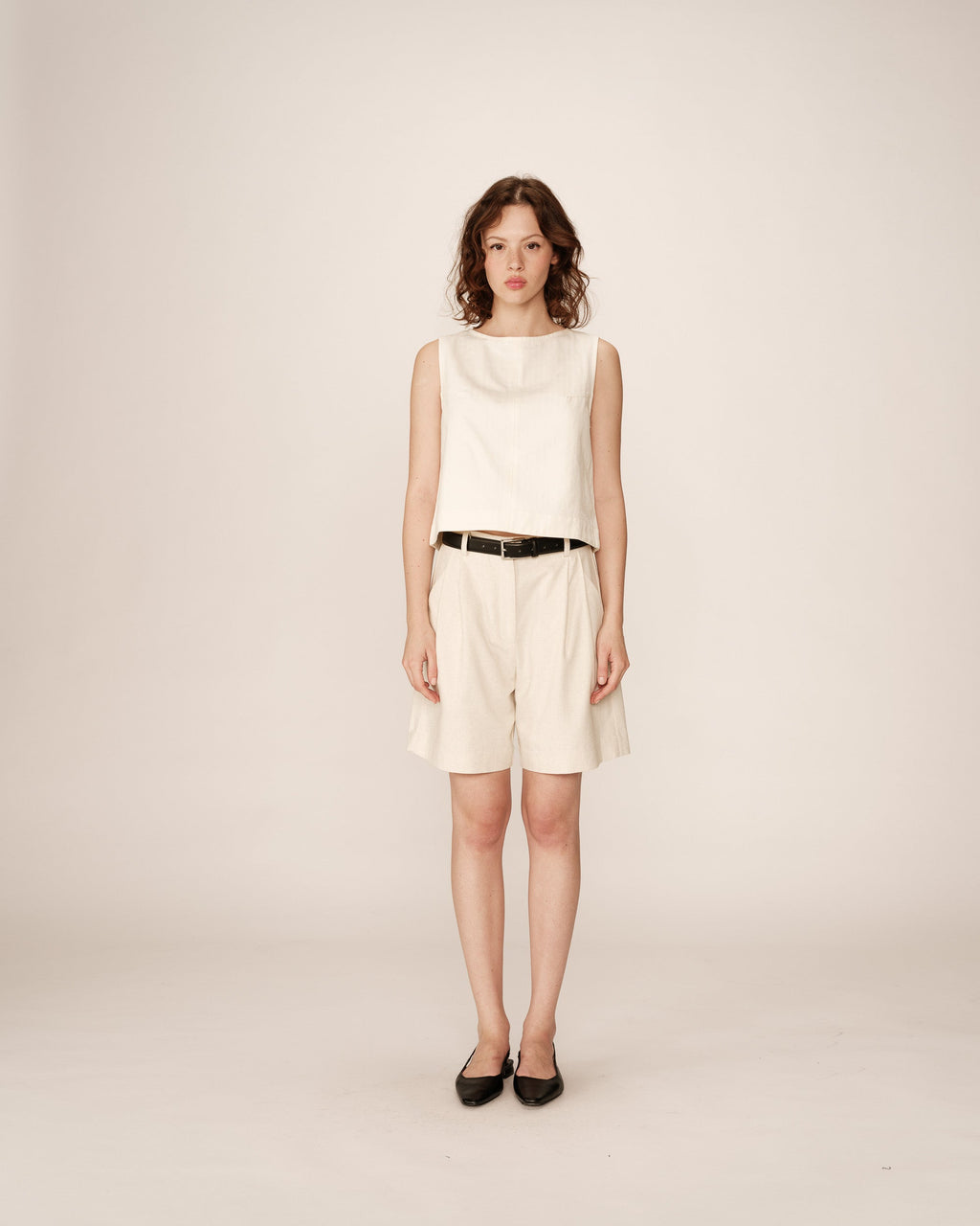 Pastel Shorts - Ecru