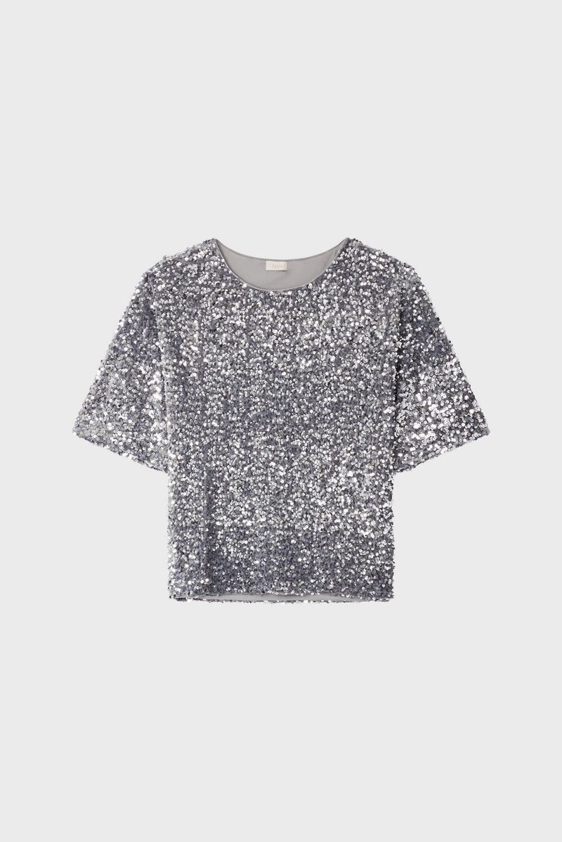 Top Alessia - Gris Chiné
