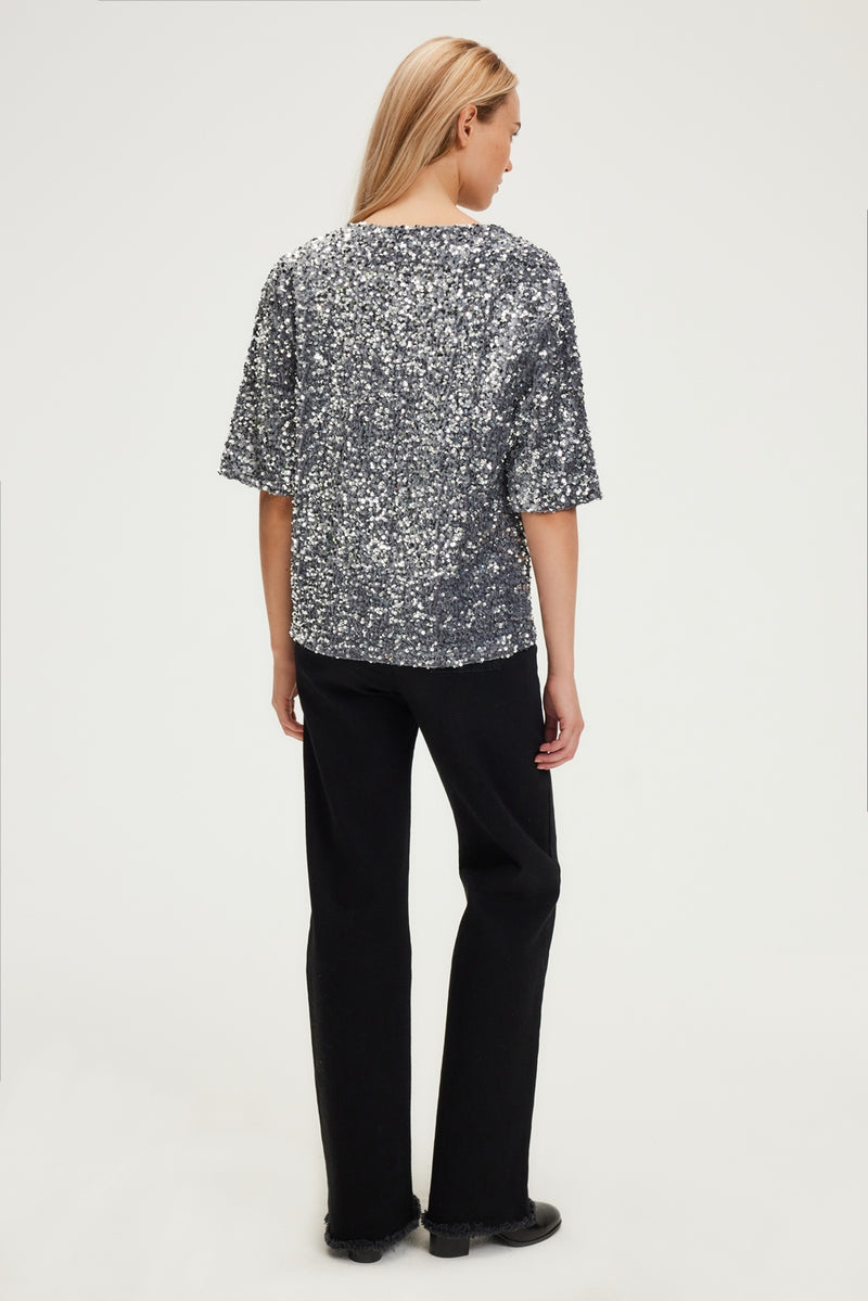 Top Alessia - Gris Chiné