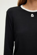 T-Shirt Anneclaire - Noir
