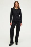 T-Shirt Anneclaire - Noir