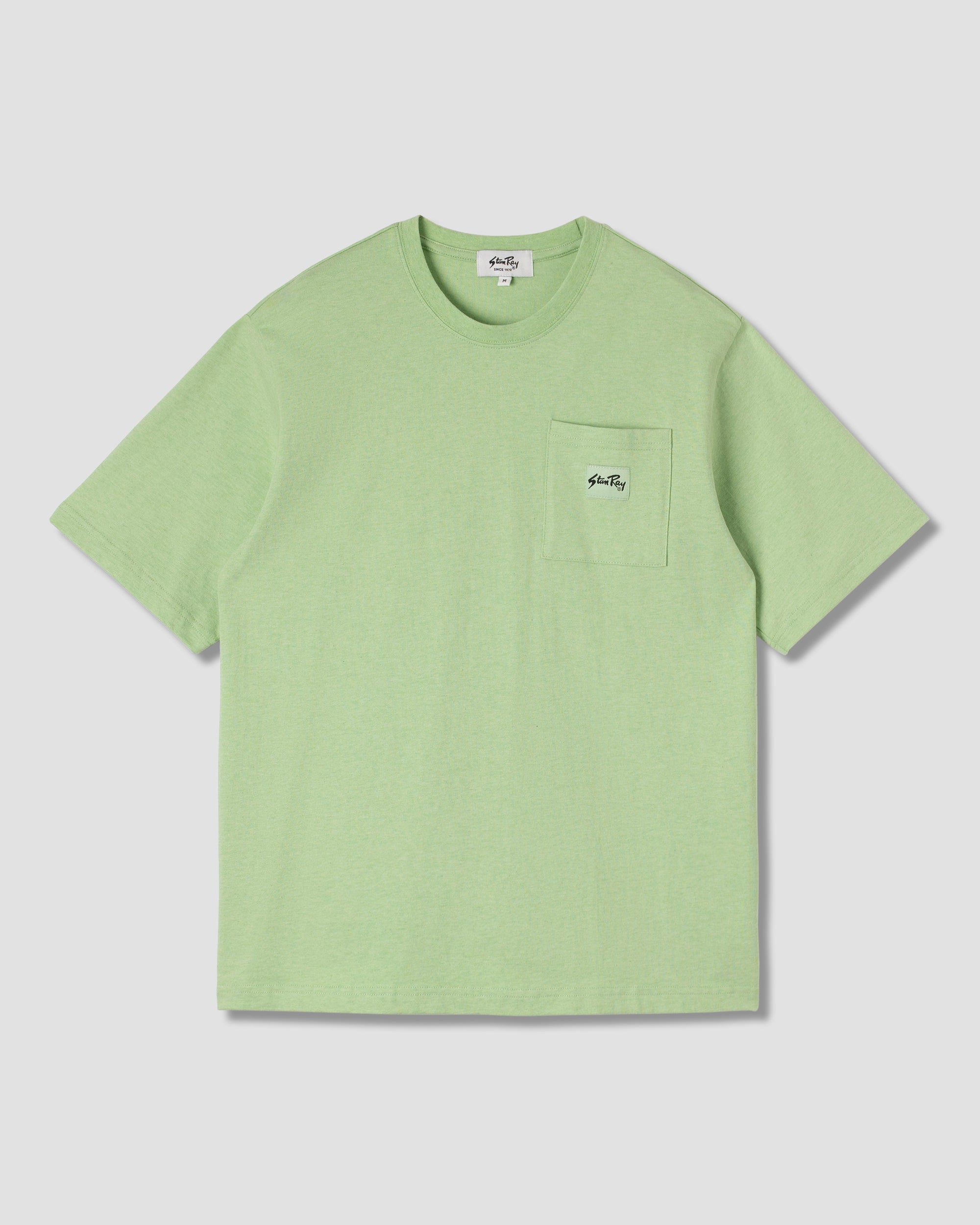 Patch Pocket Tee - Quiet Green Heather