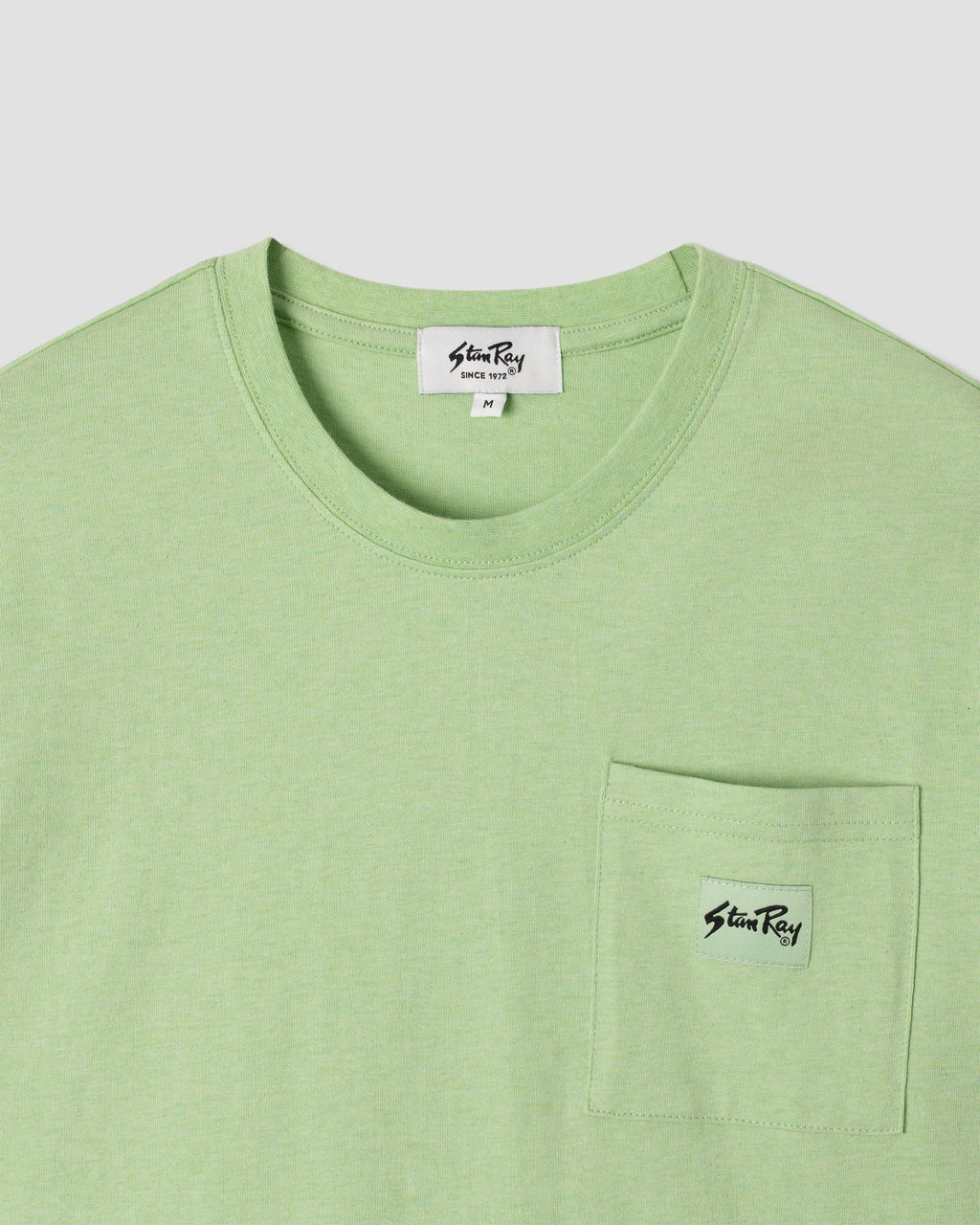 Patch Pocket Tee - Quiet Green Heather