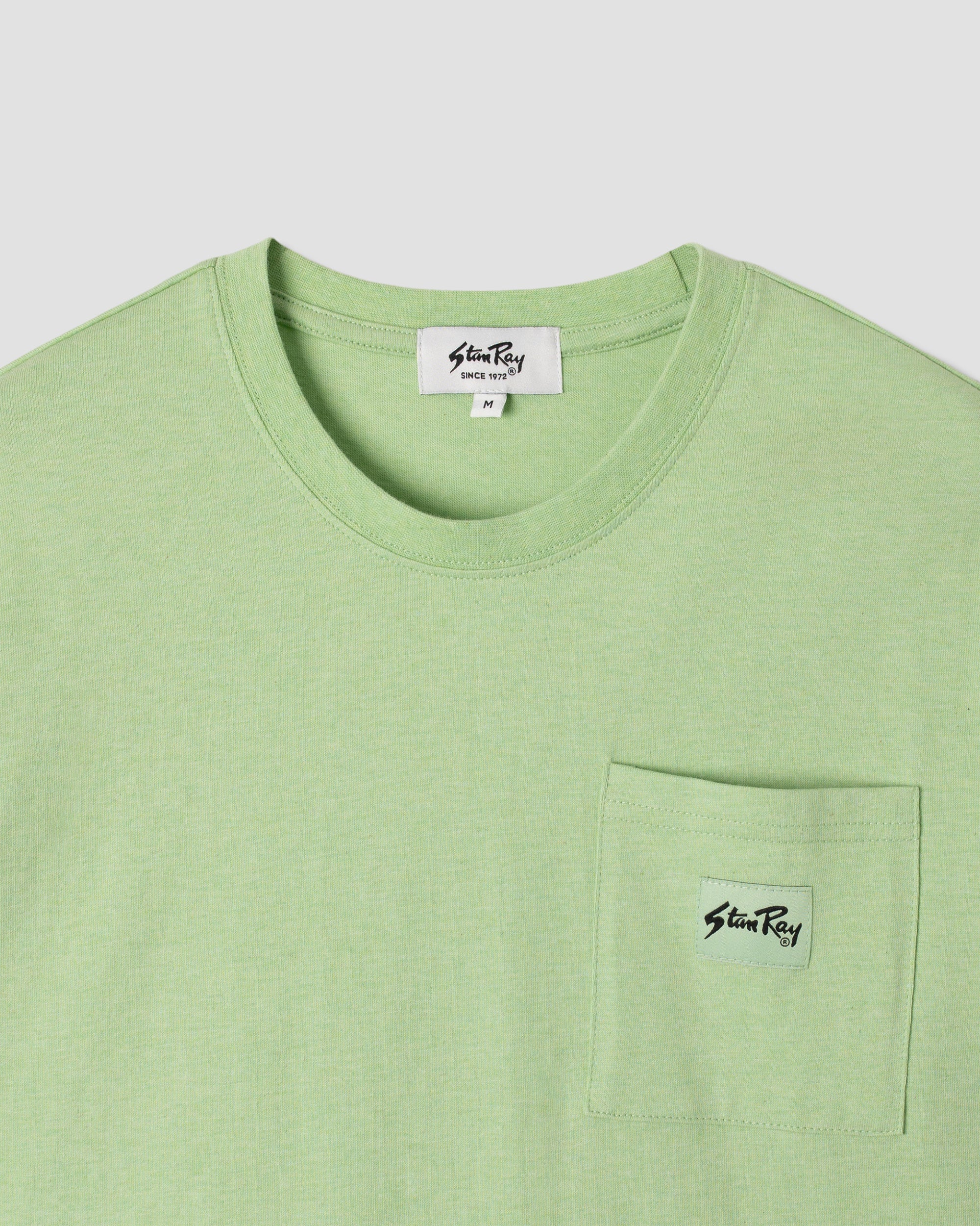 Patch Pocket Tee - Quiet Green Heather