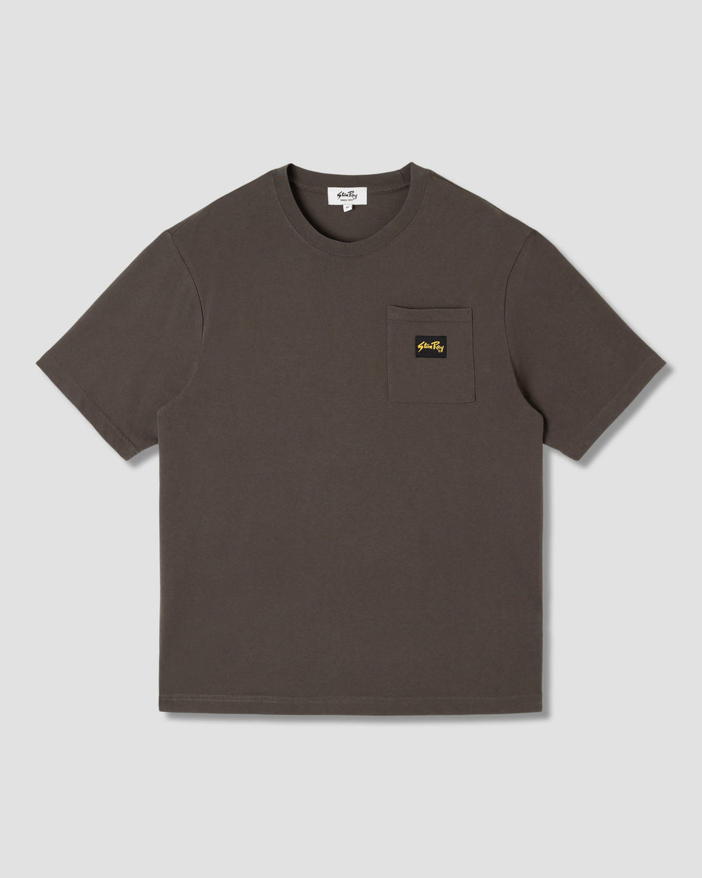 Patch Pocket Tee - Washed Black - SS25
