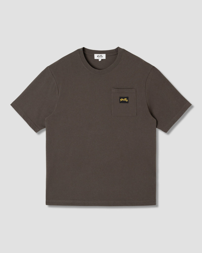 Patch Pocket Tee - Washed Black