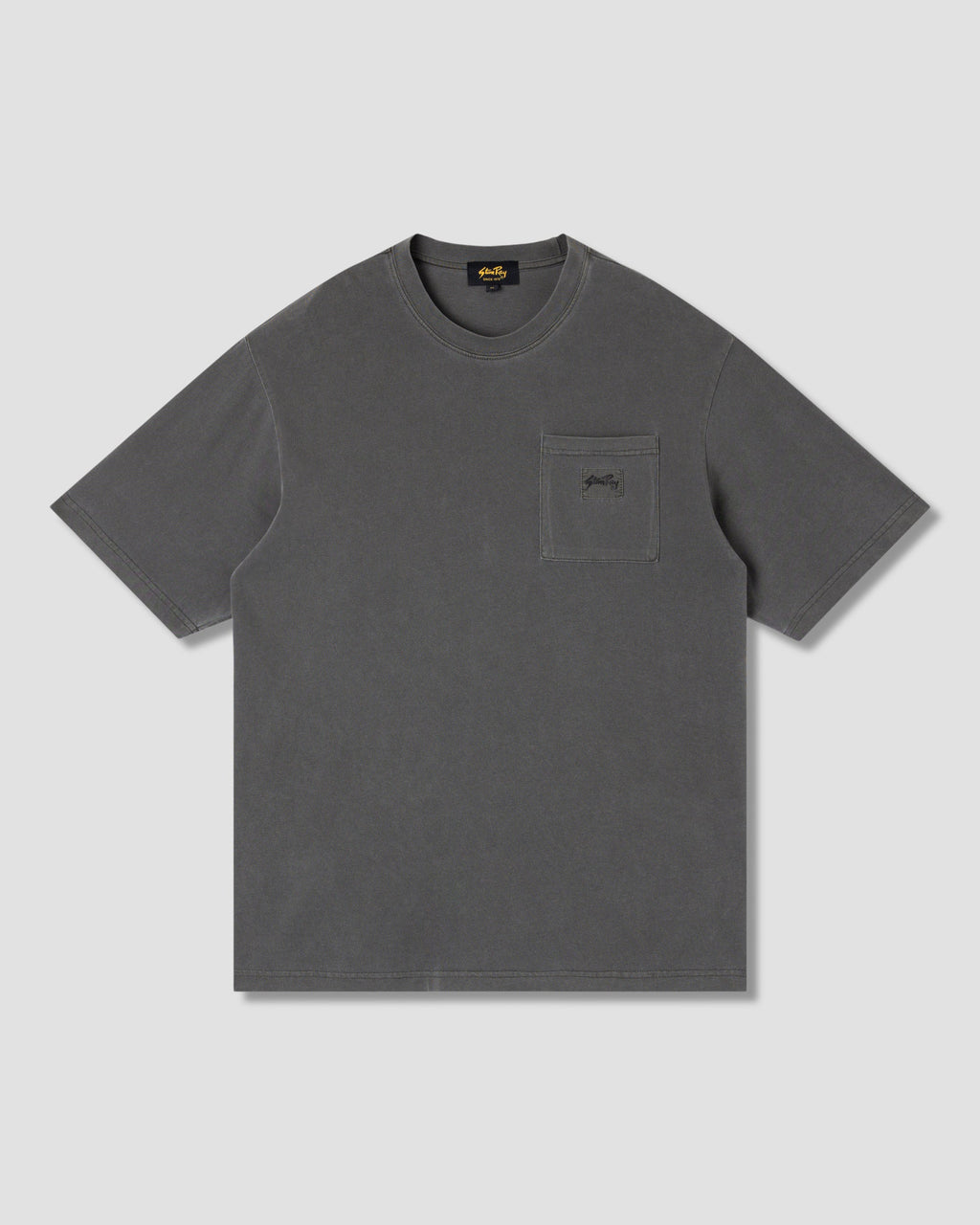 Patch Pocket Tee - Washed Black