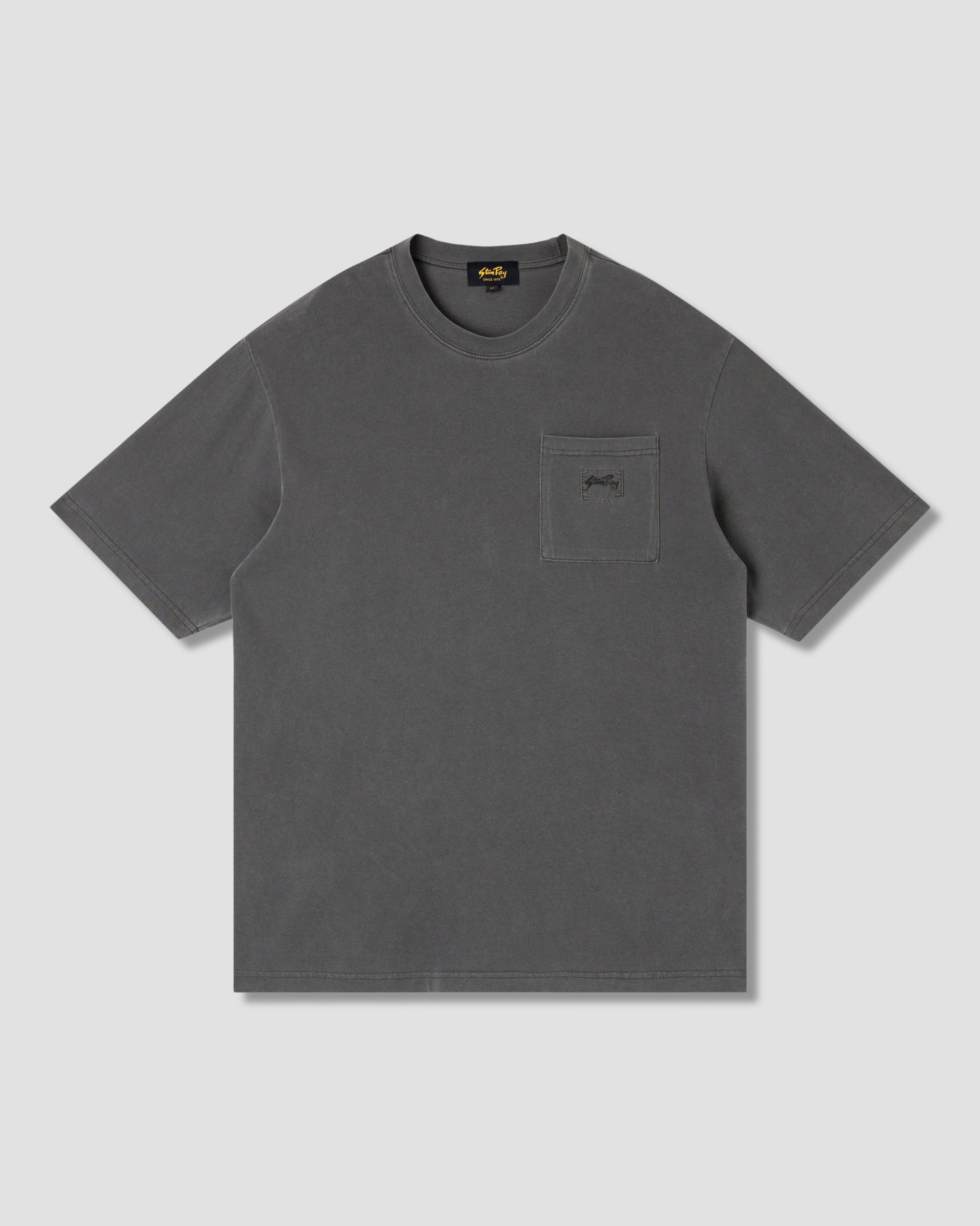 Patch Pocket Tee - Washed Black