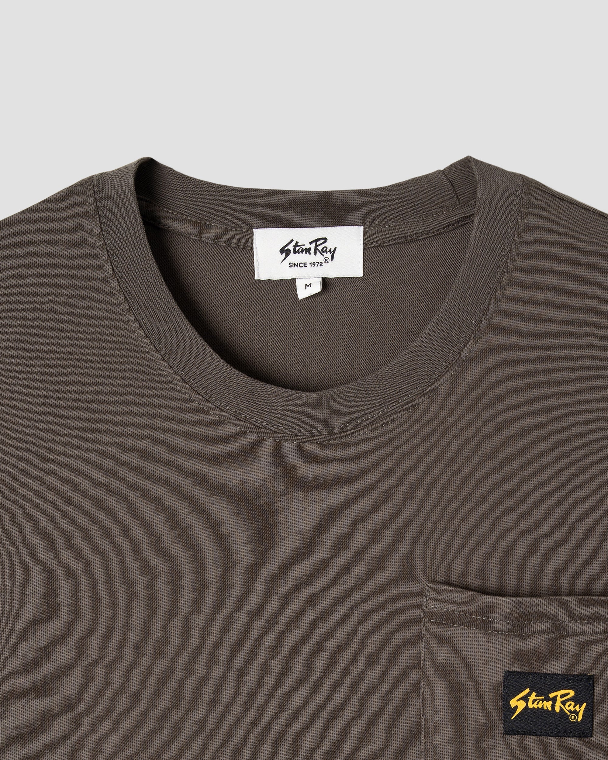 Patch Pocket Tee - Washed Black - SS25