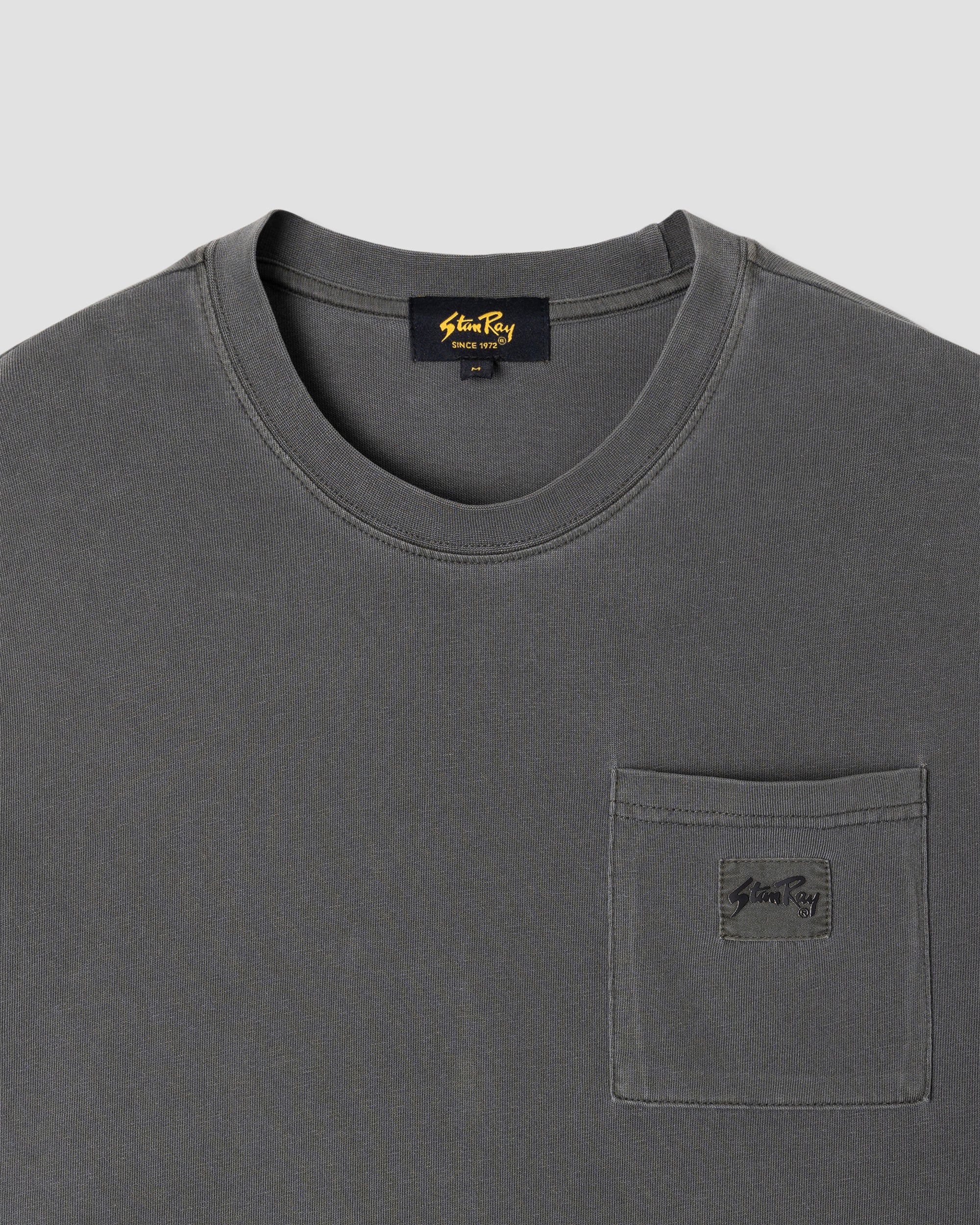 Patch Pocket Tee - Washed Black
