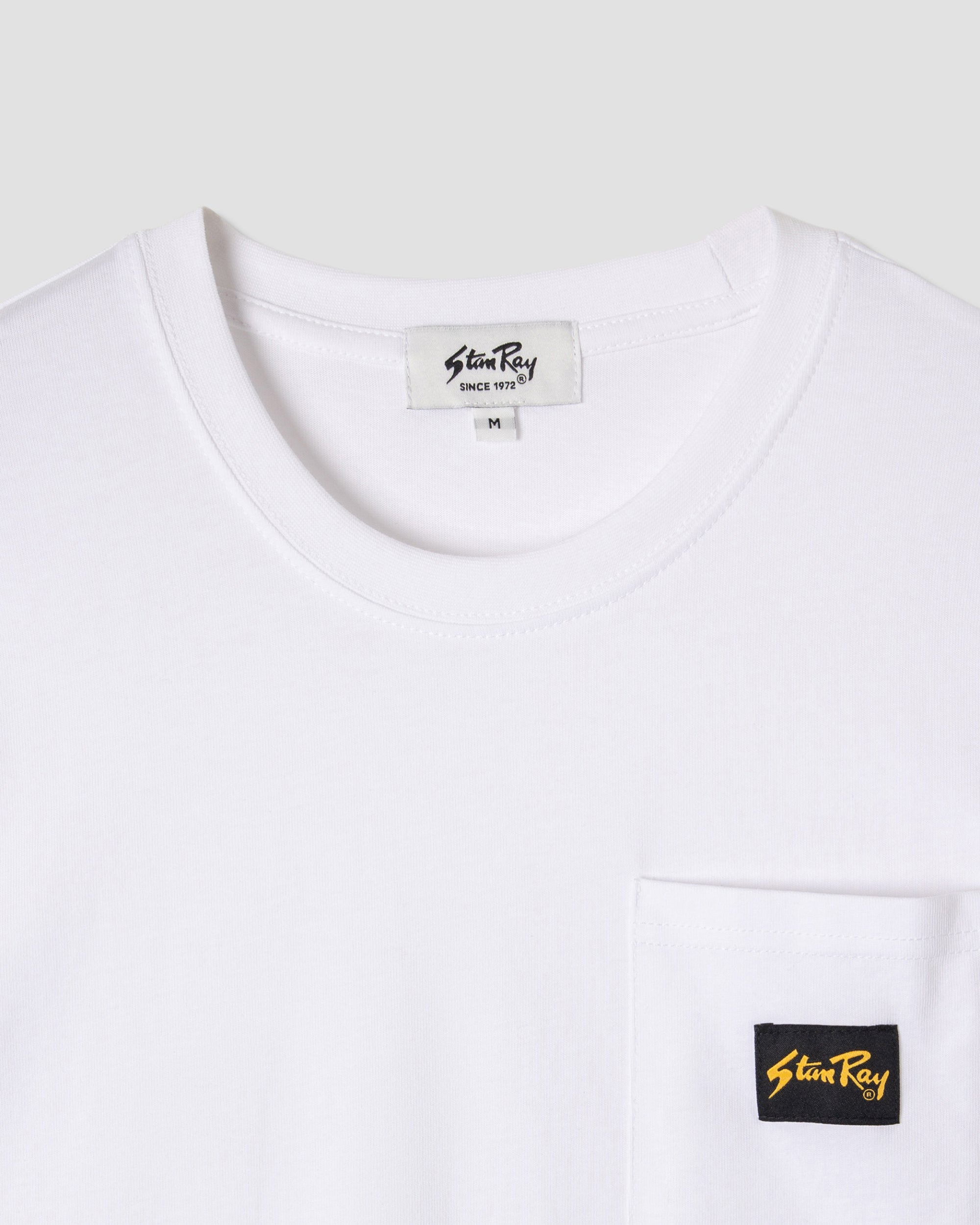 Patch Pocket Tee - White - SS25