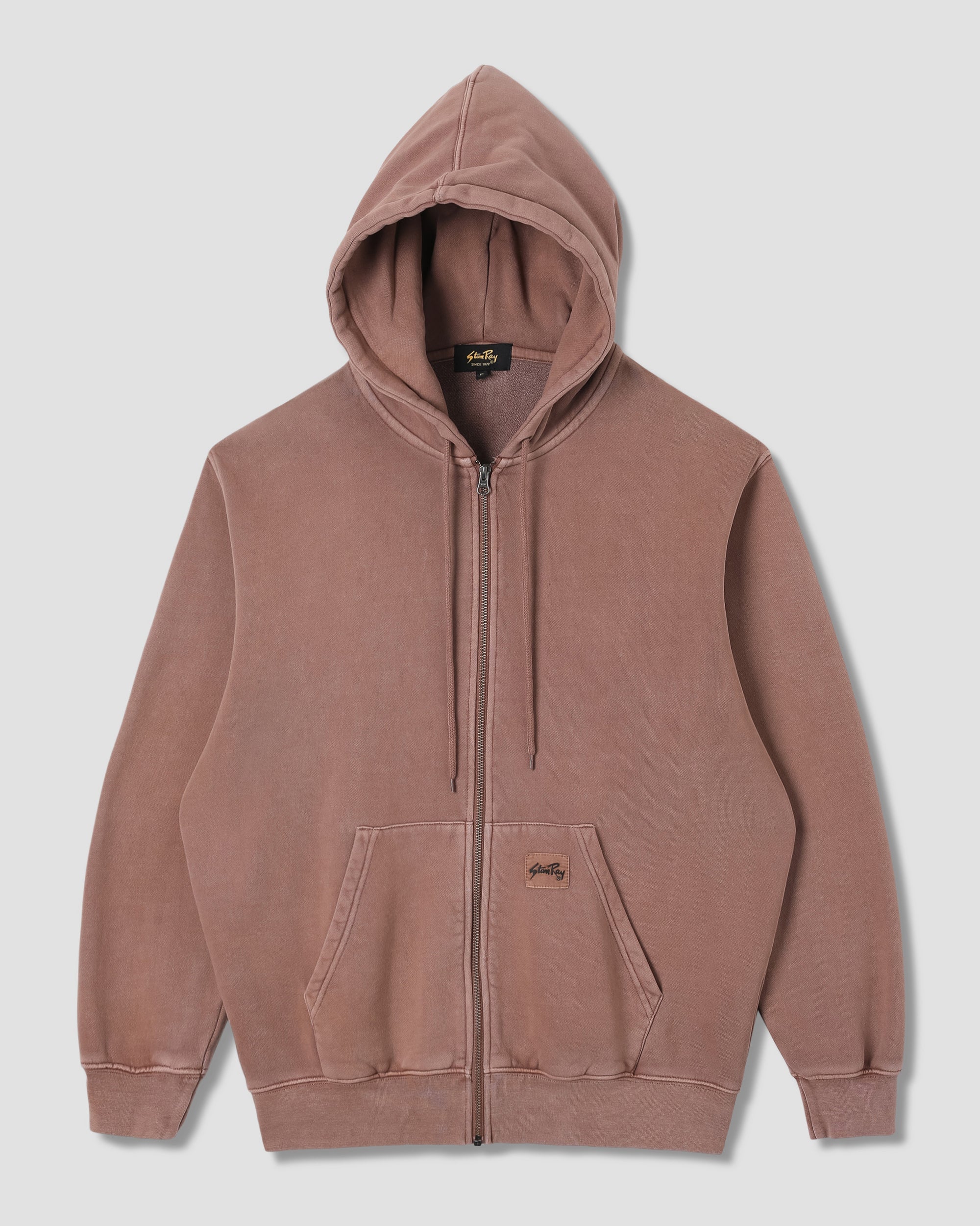 Patch Zip Hood - Washed Acorn