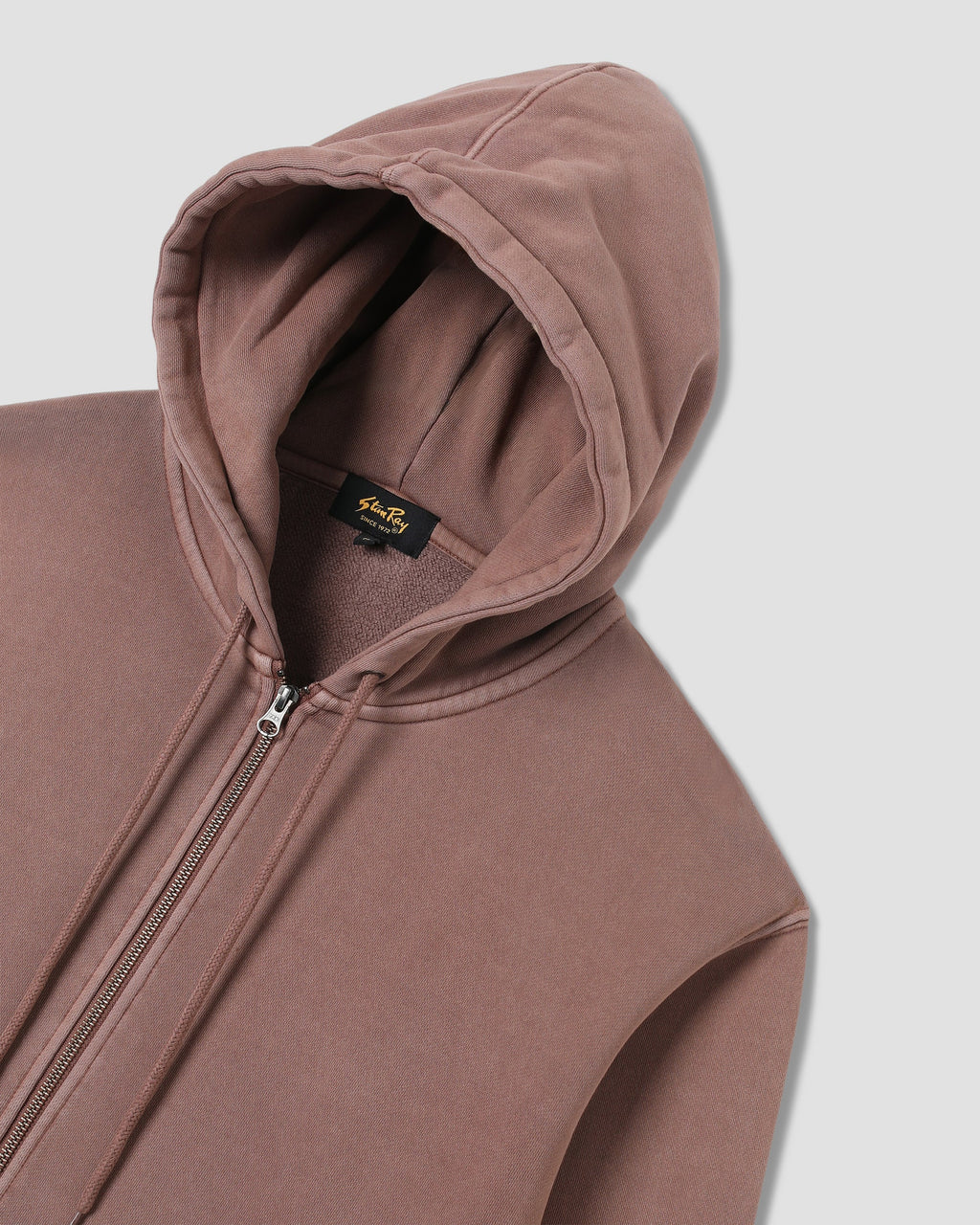 Patch Zip Hood - Washed Acorn