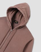Patch Zip Hood - Washed Acorn