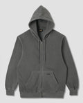 Patch Zip Hood - Washed Black