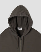Patch Zip Hood - Washed Black