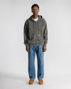 Patch Zip Hood - Washed Black