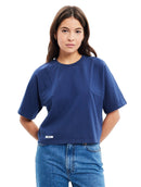 Le Tee-Shirt Boxy Willie® Heavy Jersey Bio-Recyclé Navy