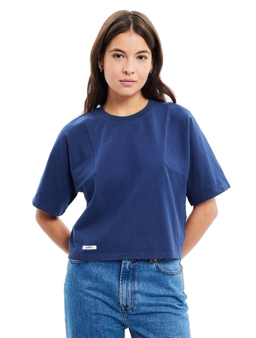 Le Tee-Shirt Boxy Willie® Heavy Jersey Bio-Recyclé Navy