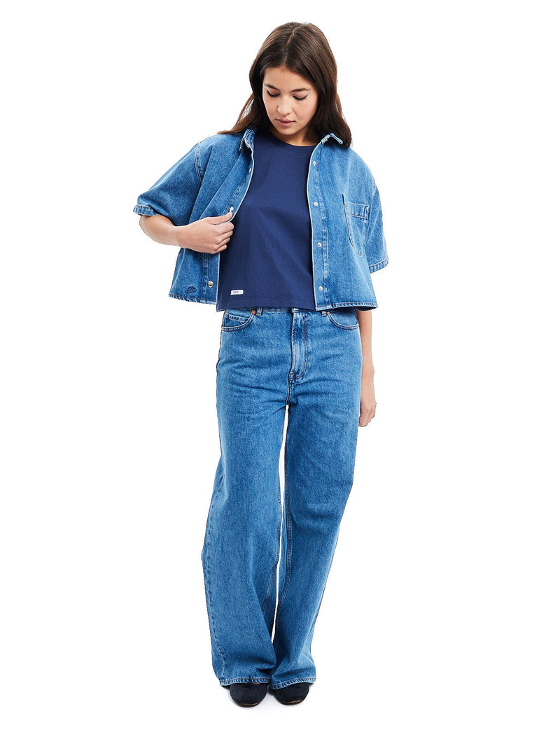 Le Tee-Shirt Boxy Willie® Heavy Jersey Bio-Recyclé Navy