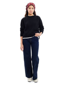 The Black Cotton Wooly Sweater Black Coffee