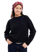 The Black Cotton Wooly Sweater Black Coffee