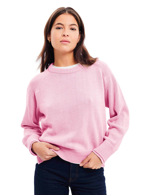 The Bubble Gum Pink Wooly Cotton Sweater