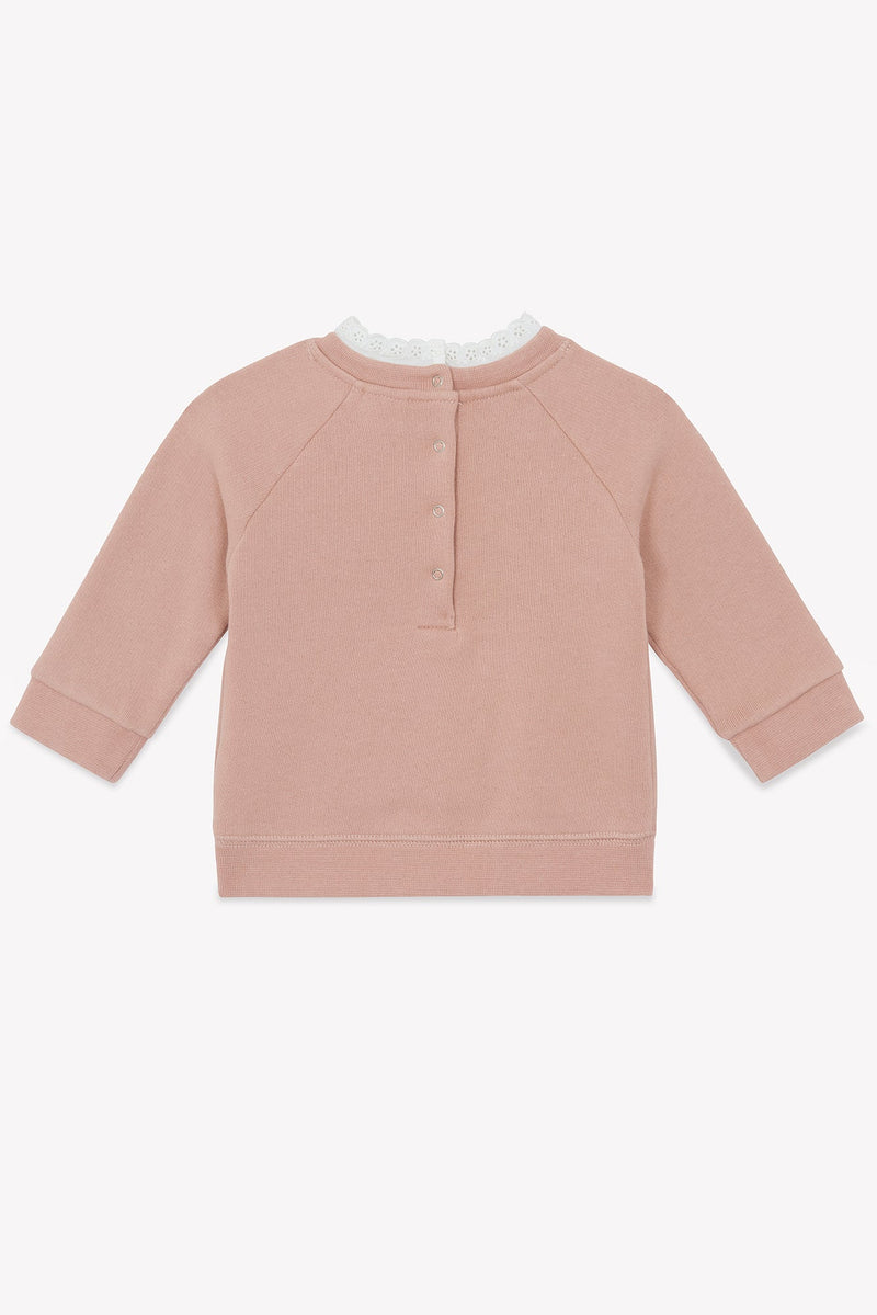 Sweat - Rose Bébé Coton