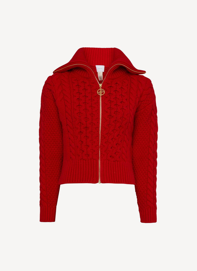 Patou - Blouson - Red - Femme