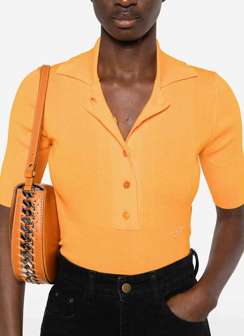 Patou - Polo - Orange - Femme