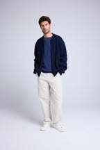 Chaqueta Con Cremallera Patrick - Azul Marino