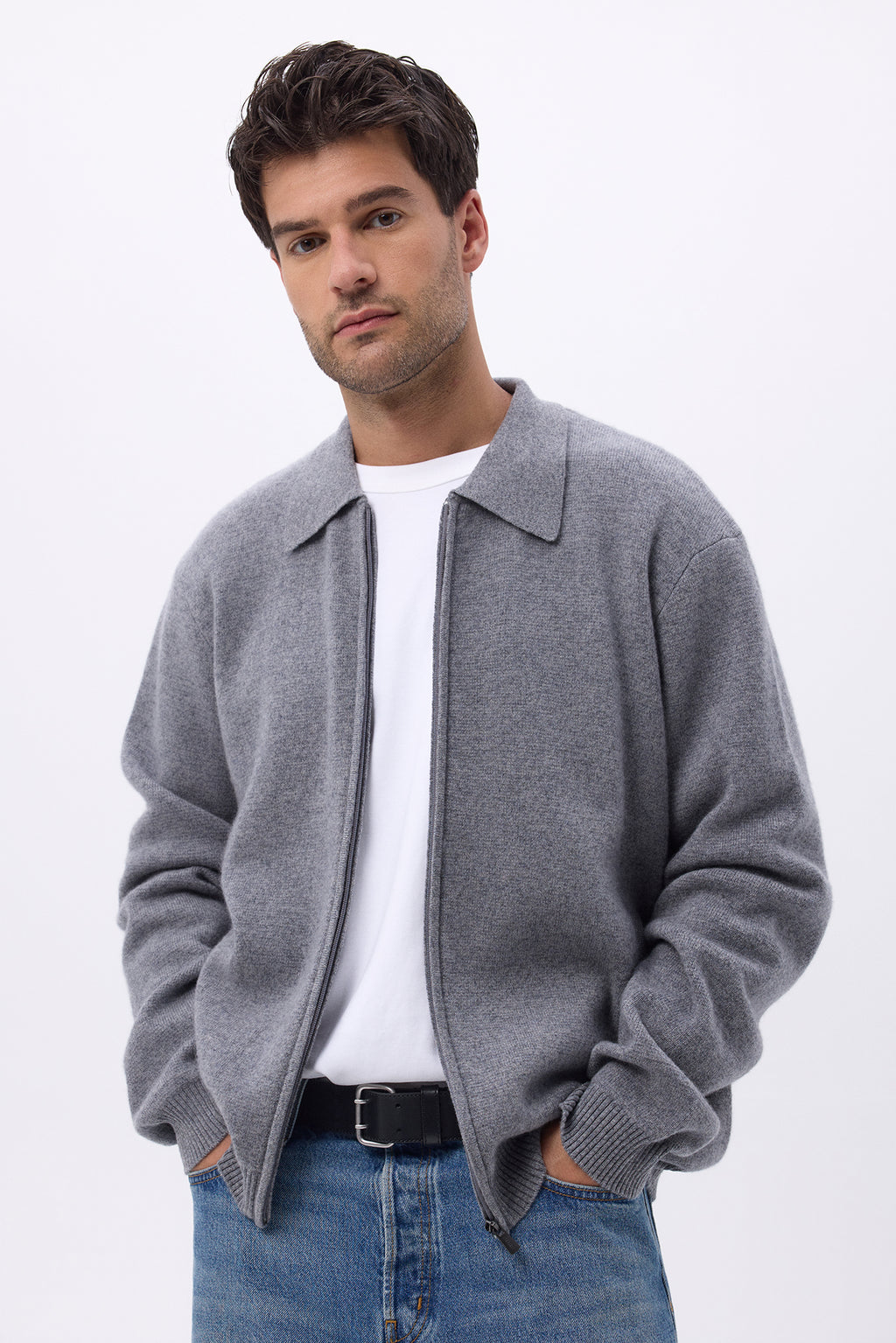 Veste Zippee H Patrick - Gris Fonce - Homme