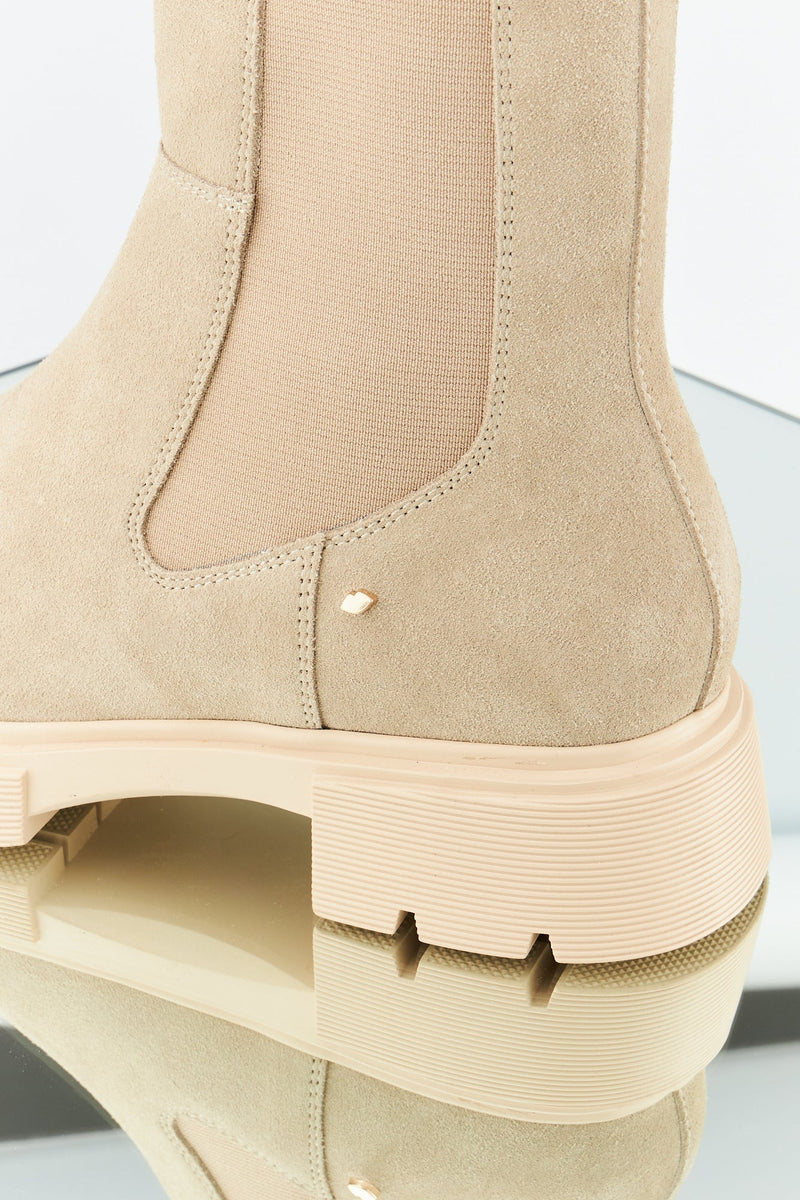 CITY - Patti-Cuir Suede Beige