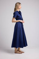 Long Short Sleeve Dress - Navy