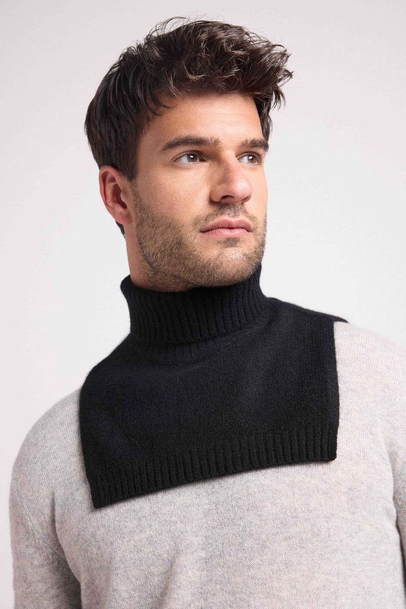 Paula Roll Neck - Black - 100% Oeko-Tex Cashmere - Mixed