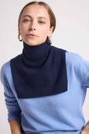 Paula Roll Neck - Navy - 100% Oeko-Tex Cashmere - Mixed