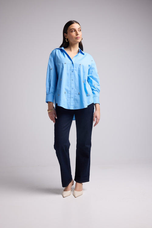 Camisa - Paula - Azul