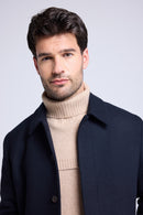 Col Roule Paula - Beige Crème