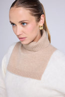 Col Roule Paula - Beige Crème