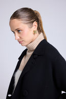 Col Roule Paula - Beige Crème