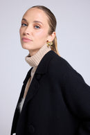 Col Roule Paula - Beige Crème