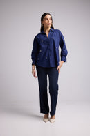Camisa - Paula - Azul marino