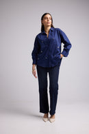 Camisa - Paula - Azul marino