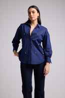 Camisa - Paula - Azul marino