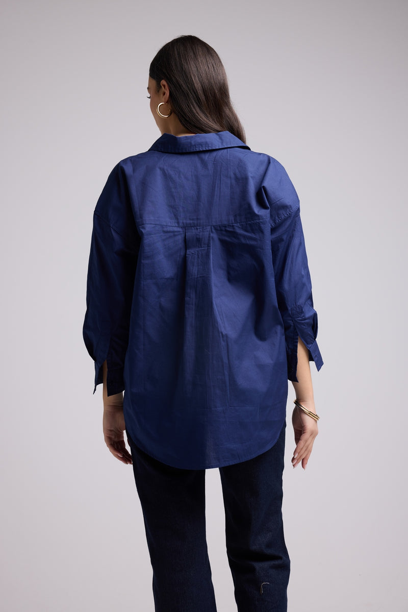 Camisa - Paula - Azul marino
