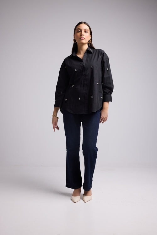 Camisa - Paula - Negro